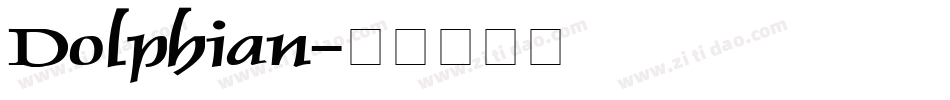 Dolphian字体转换