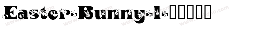 Easter-Bunny-1字体转换