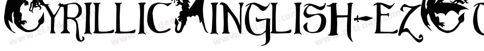CyrillicHinglish-ezEg字体转换