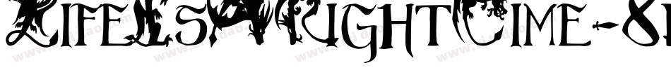 LifeIsARightTime-8dEg字体转换