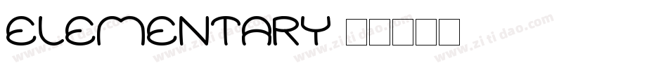 Elementary字体转换