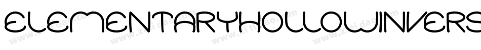 ElementaryHollowInverse-j8Z7字体转换 ElementaryHollowInverse-j8Z7字体转换