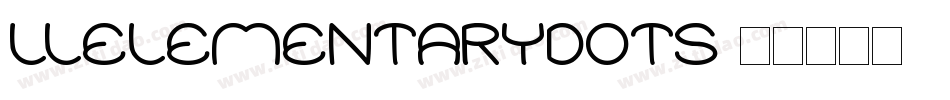 LLElementaryDots字体转换