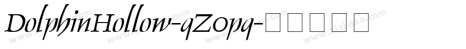 DolphinHollow-qZ0pq字体转换