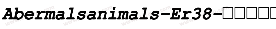 Abermalsanimals-Er38字体转换