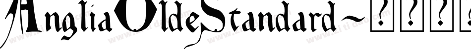 AngliaOldeStandard字体转换