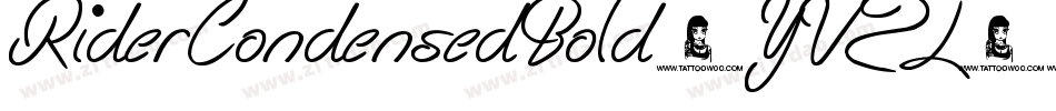 RiderCondensedBold-YVZL字体转换