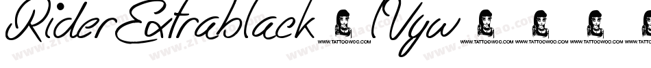 RiderExtrablack-lVyw字体转换
