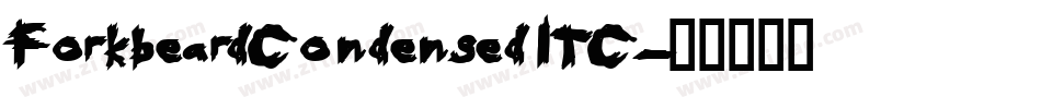 ForkbeardCondensedITC字体转换