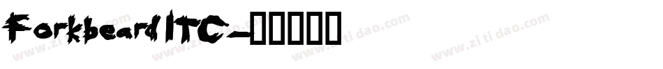ForkbeardITC字体转换