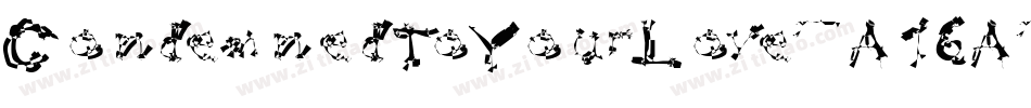 CondemnedToYourLove-A16A字体转换