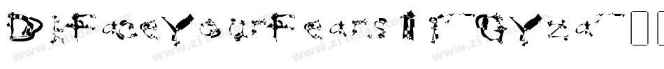 DkFaceYourFearsIi-GYza字体转换