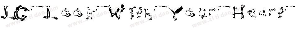LC-Look-With-Your-Heart字体转换