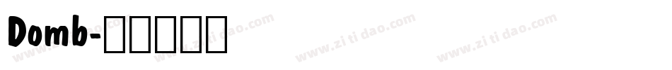Domb字体转换