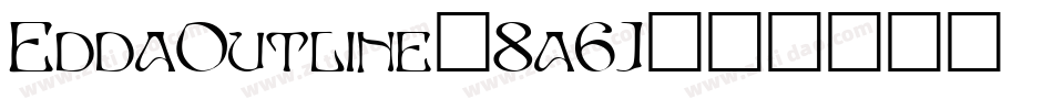 EddaOutline-8a6J字体转换