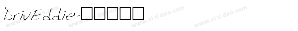 DrivEddie字体转换