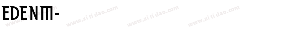 EDENM字体转换