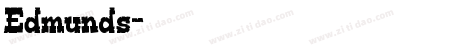 Edmunds字体转换