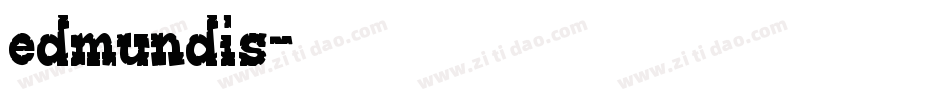edmundis字体转换