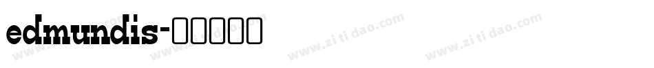 edmundis字体转换