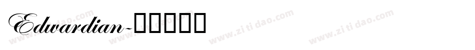 Edwardian字体转换