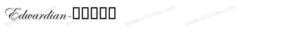 Edwardian字体转换