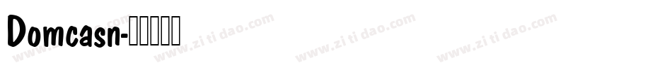 Domcasn字体转换