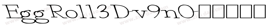 EggRoll3D-v9nO字体转换