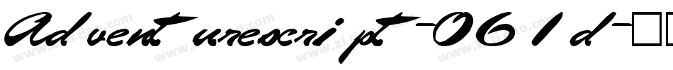 Adventurescript-O61d字体转换