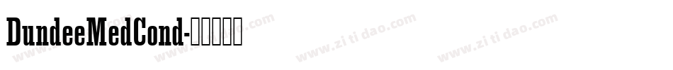 DundeeMedCond字体转换