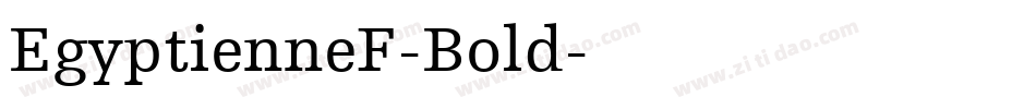 EgyptienneF-Bold字体转换
