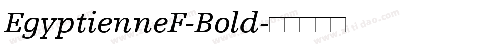 EgyptienneF-Bold字体转换