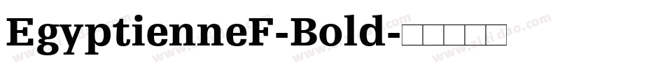 EgyptienneF-Bold字体转换