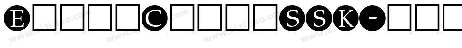 EightCountSSK字体转换