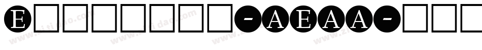 Eighteen-AEAA字体转换