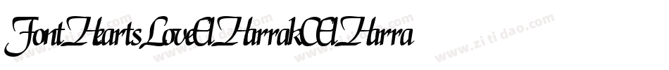 FontHeartsLoveElHarrakCElHarrakblogspotcom-2Vvv字体转换
