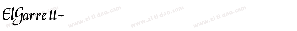 ElGarrett字体转换