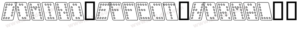 Domino-Effect-Normal字体转换