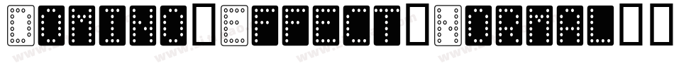 Domino-Effect-Normal字体转换