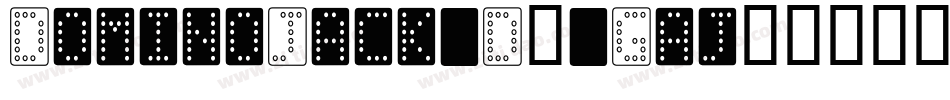 DominoJack3D-5Gaj字体转换