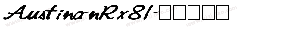 Austina-nRx81字体转换