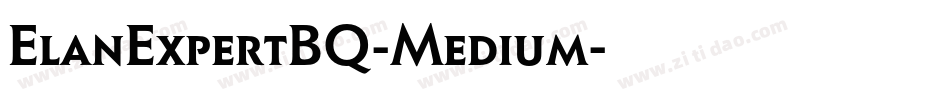 ElanExpertBQ-Medium字体转换