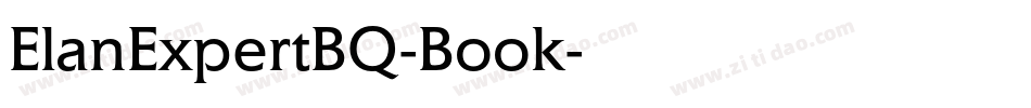 ElanExpertBQ-Book字体转换