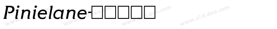 Pinielane字体转换