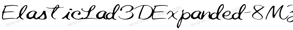 ElasticLad3DExpanded-8MZPM字体转换