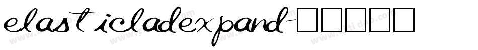 elasticladexpand字体转换