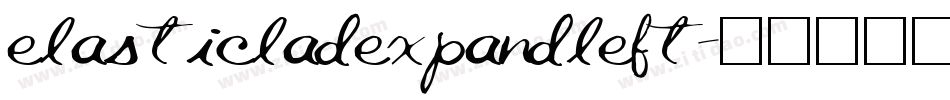 elasticladexpandleft字体转换