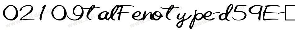 0210ItalFenotype-d59E字体转换 0210ItalFenotype-d59E字体转换