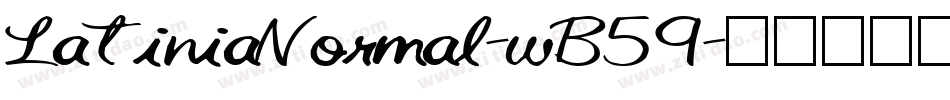 LatiniaNormal-wB59字体转换