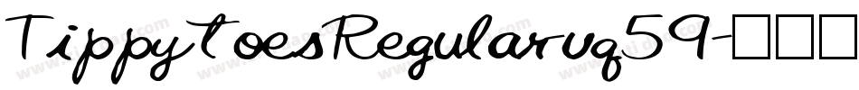 TippytoesRegular-vq59字体转换